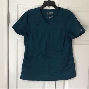 Cherokee Workwear Caribbean Blue Scrub Set
